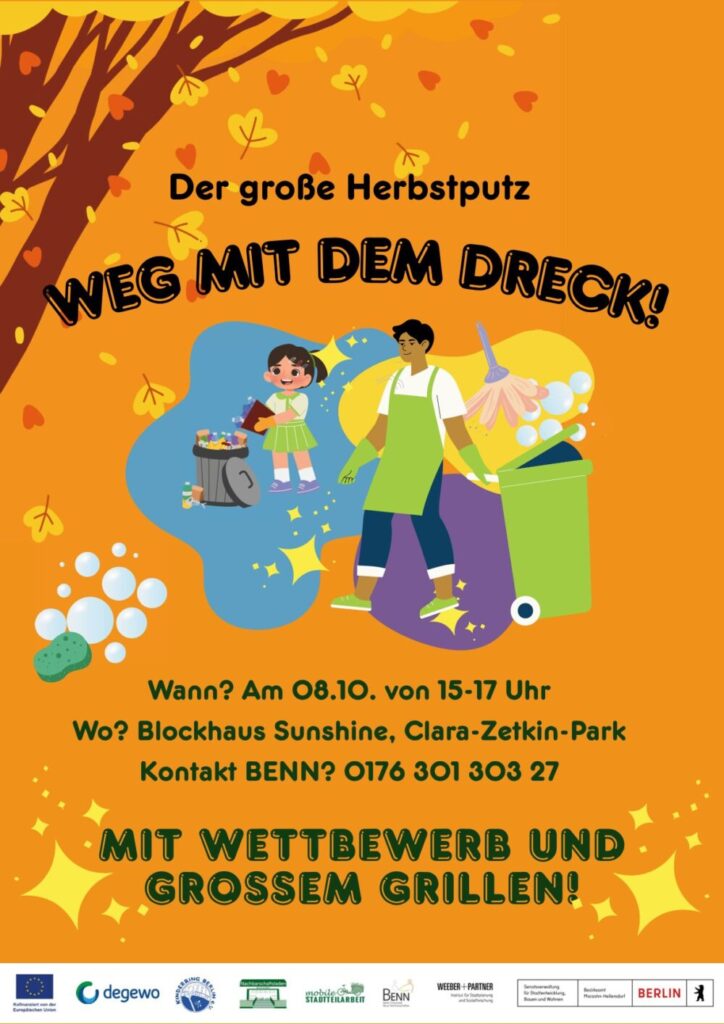 Herbstputz im Clara-Zetkin-Park